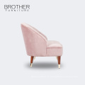 Sofa en bois rose de tissu de meubles de salon avec de haute qualité